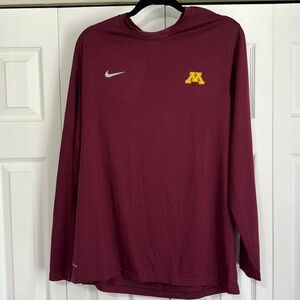 Nike long sleeve Minnesota Gophers shirt